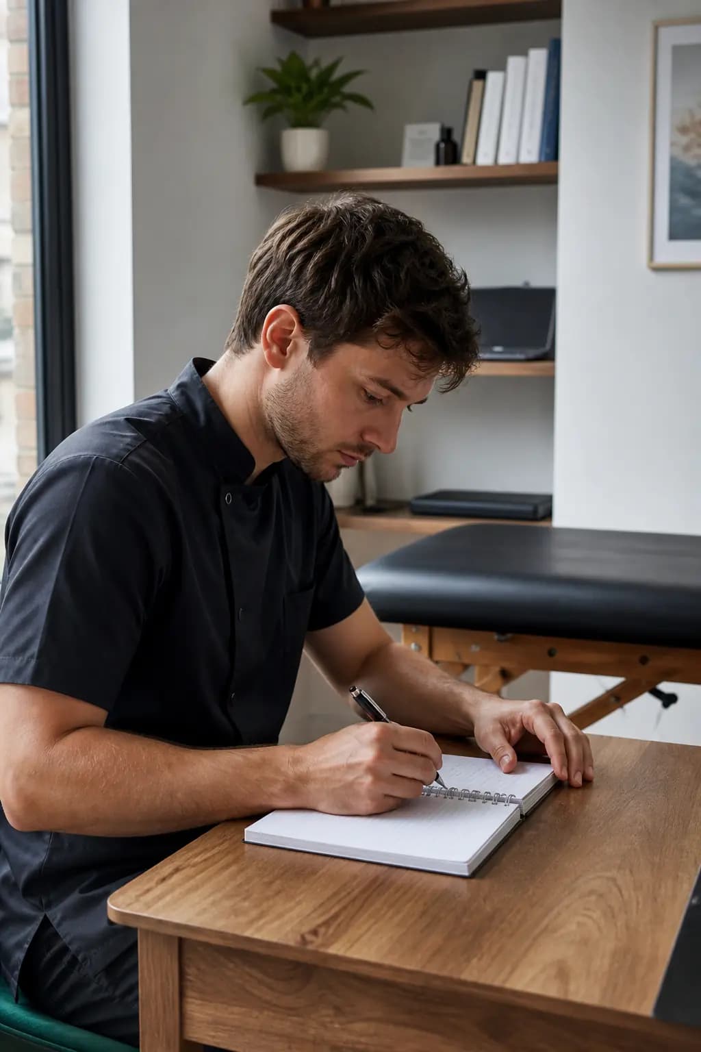Early-career osteopath organising the first months of practice